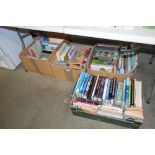 Four boxes of books