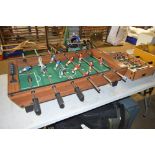 Two table top football games