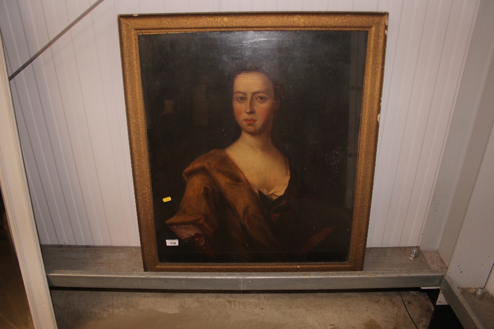 A pair of gilt framed 19th Century portrait oils " - Image 4 of 9