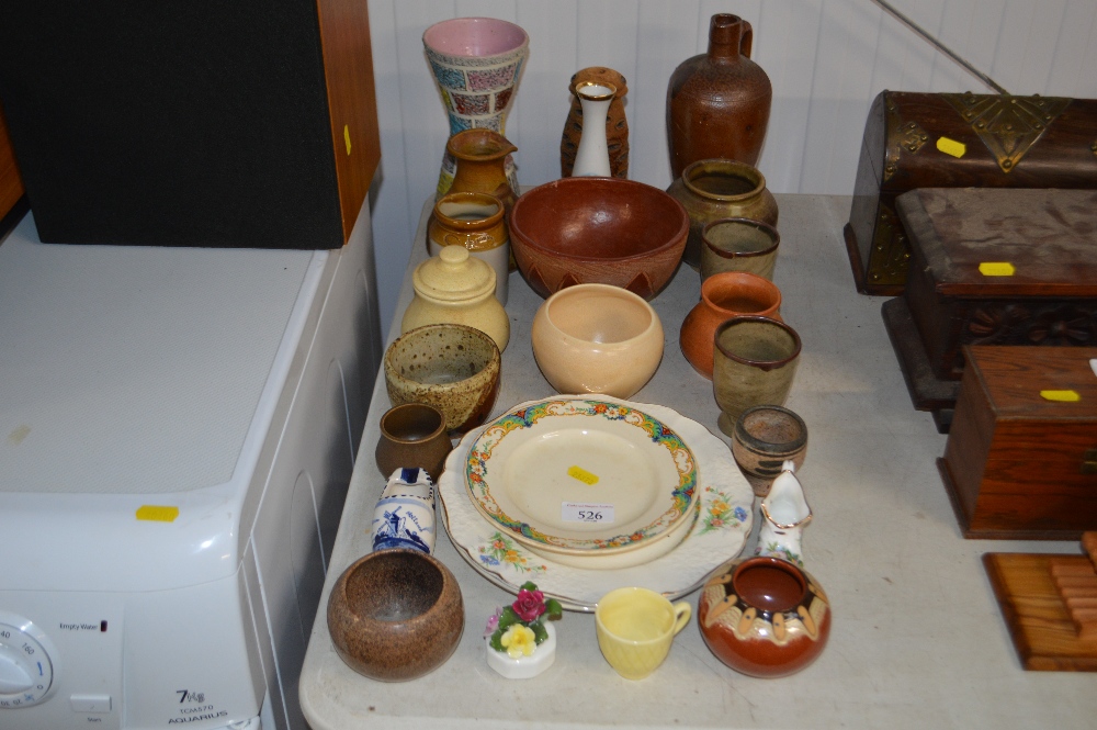 A quantity of decorative china; pottery items etc