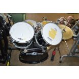 A Gear for Music five piece drum kit and symbols