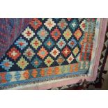 An approx. 5 x 3 6 vegetable die Chobi Kelim rug