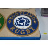 A Scotland rugby plaque (165)
