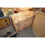 A pine storage box