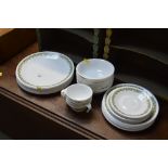 A quantity of dinnerware