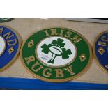 An Irish rugby plaque (164)