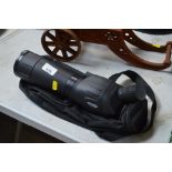 A Zennox spotting scope with carrying bag