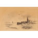 H.W. Hellings, collection of pencil sketches and prints, Suffolk and Norfolk views