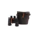 A pair of German Dienstglas 10x50 binoculars, by Ernst Leitz , Wetzlar, dated 1941 on strap, cased