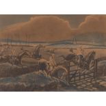 After Henry Alken, a set of four engravings, "The First Steeple Chase on Record"