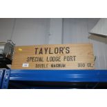 A Taylors port crate