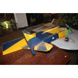 A petrol engined RC plane