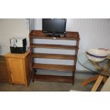 An oak bookcase