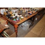 A 19th Century mahogany extending dining table