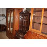 A late 19th Century mahogany display cabinet in th