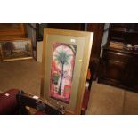 A pair of gilt framed Egyptian style prints