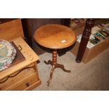 A Victorian mahogany tilt topped occasional table