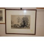 Leonard Russell Squirrel, pencil signed etching de