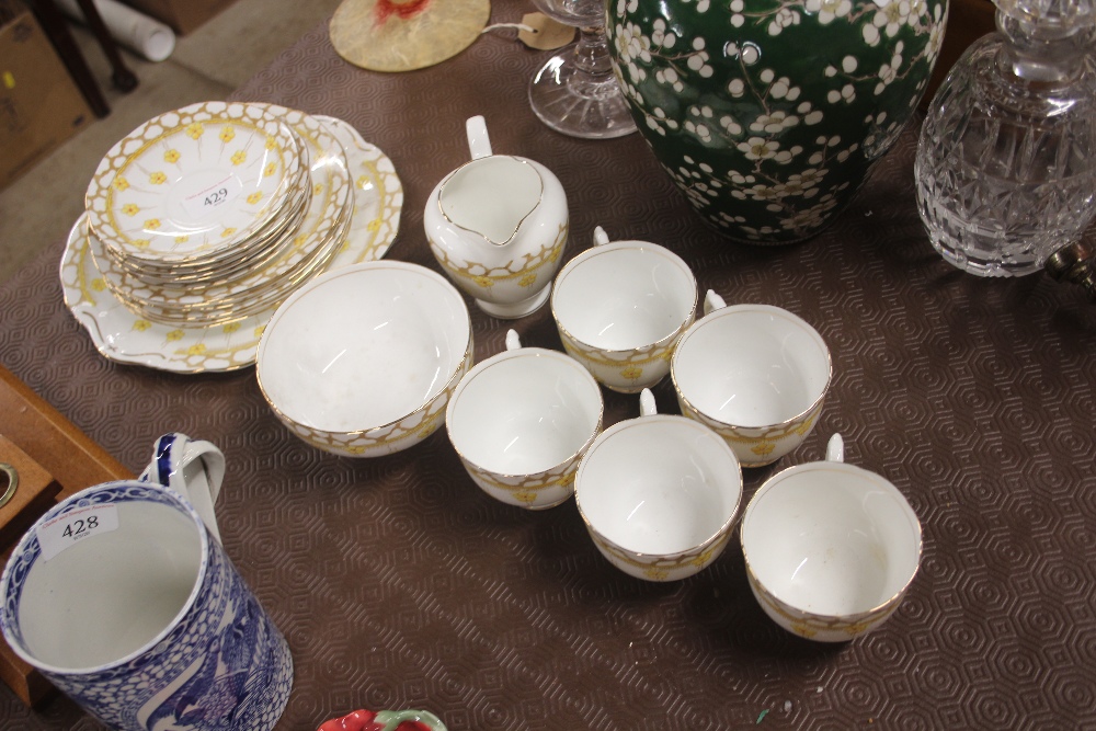 A JTH full decorated teaset