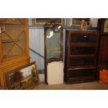 An Edwardian mahogany four fold draught screen