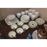 Three various part teasets to include Royal Grafto
