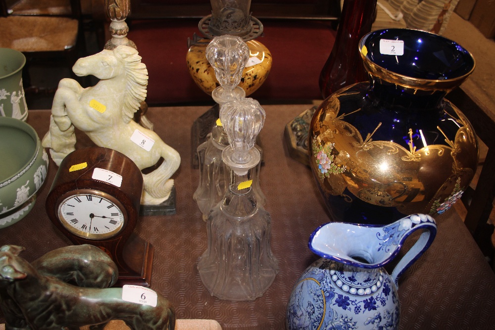 Two 19th Century glass decanters and stoppers