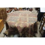 Three Eastern patterned rugs
