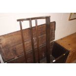 An Ercol plate rack