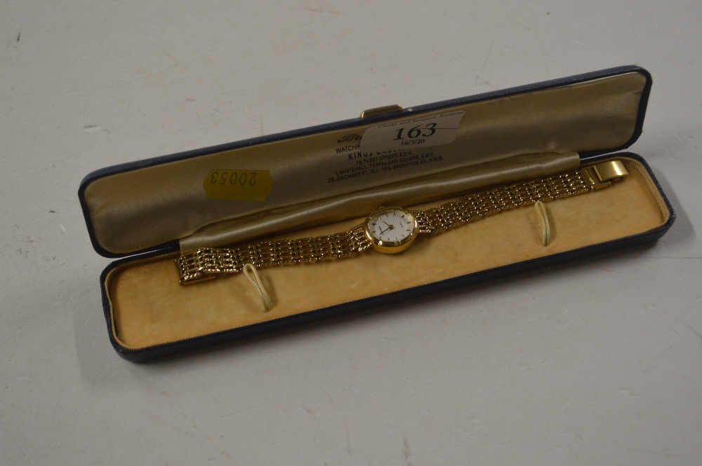 A gold plated ladies Sekonda wrist watch