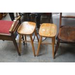 A pair of stools