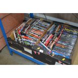 Two boxes of DVD's