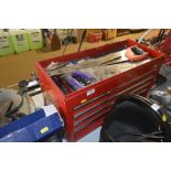 A multi draw tool box and contents