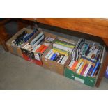 Four boxes of various books