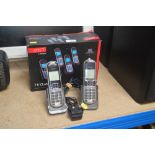 A pair of cordless phones