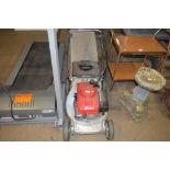 A Honda petrol lawnmower