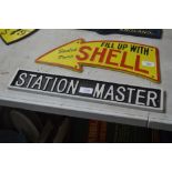 A reproduction Station Master plaque (184)