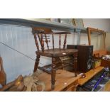 An elm seated captains chair