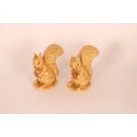 A pair of Sylvac type squirrel ornaments