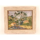 Louis Rivel, study in Provence, signed oil on canv