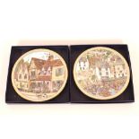 Two Royal Worcester collector's plates, from the V