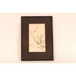 An Antique Chinese watercolour, depicting blossom