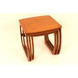 A nest of three G-plan design teak coffee tables o