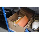 A box containing a wooden storage box; aircraft re