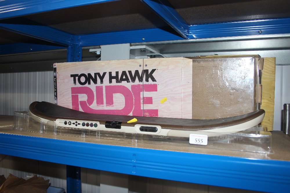 A Tony Hawke Ride Playstation game