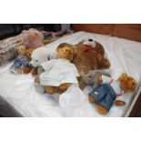 A quantity of various Teddy bears