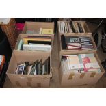 Six boxes of various photo albums; frames etc