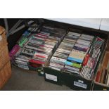 Two boxes of CD's