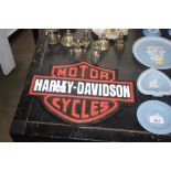 A reproduction Harley Davidson sign (180)