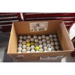 A box of golf balls