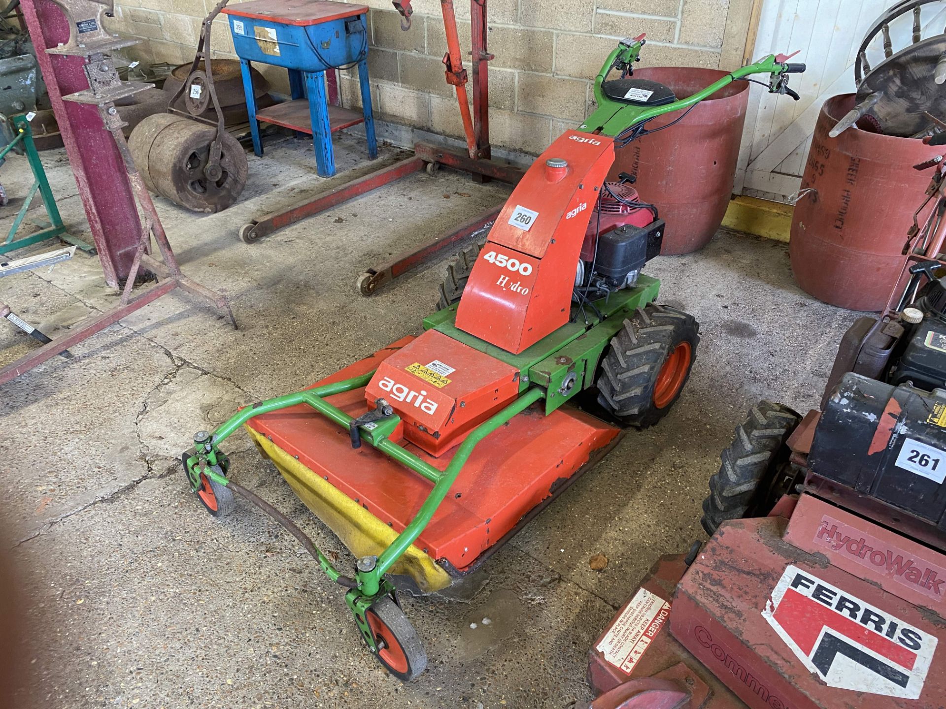 Agria 4500 Hydro self propelled rough cut mower. With 11Hp Honda petrol engine. - Image 2 of 5